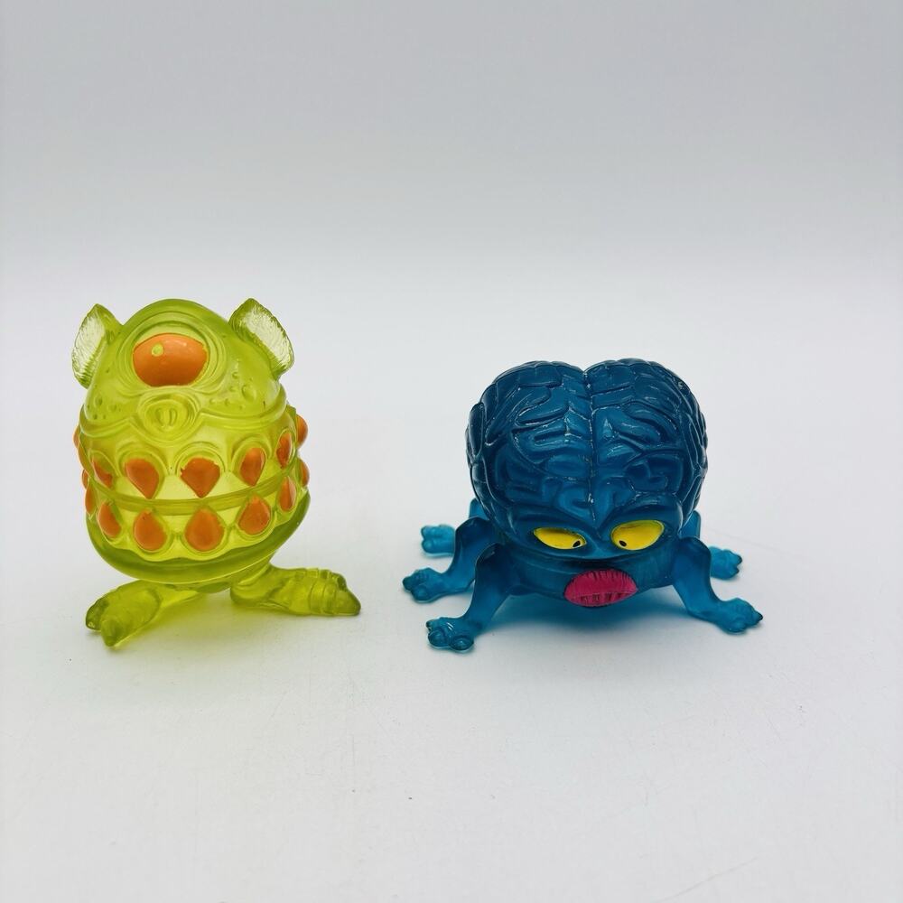 Vintage 1987 Kenner Real Ghostbusters Mini Goopers BRAIN MATTER & STOMACH STUFF